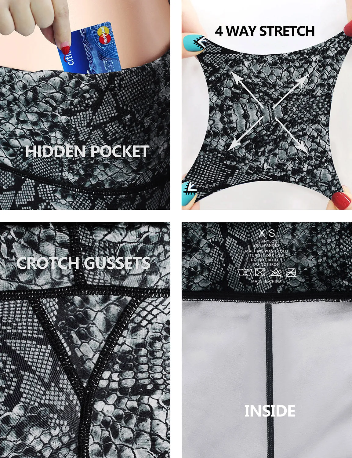 22" Printed Yoga Pants BLACKSNAKE_yoga