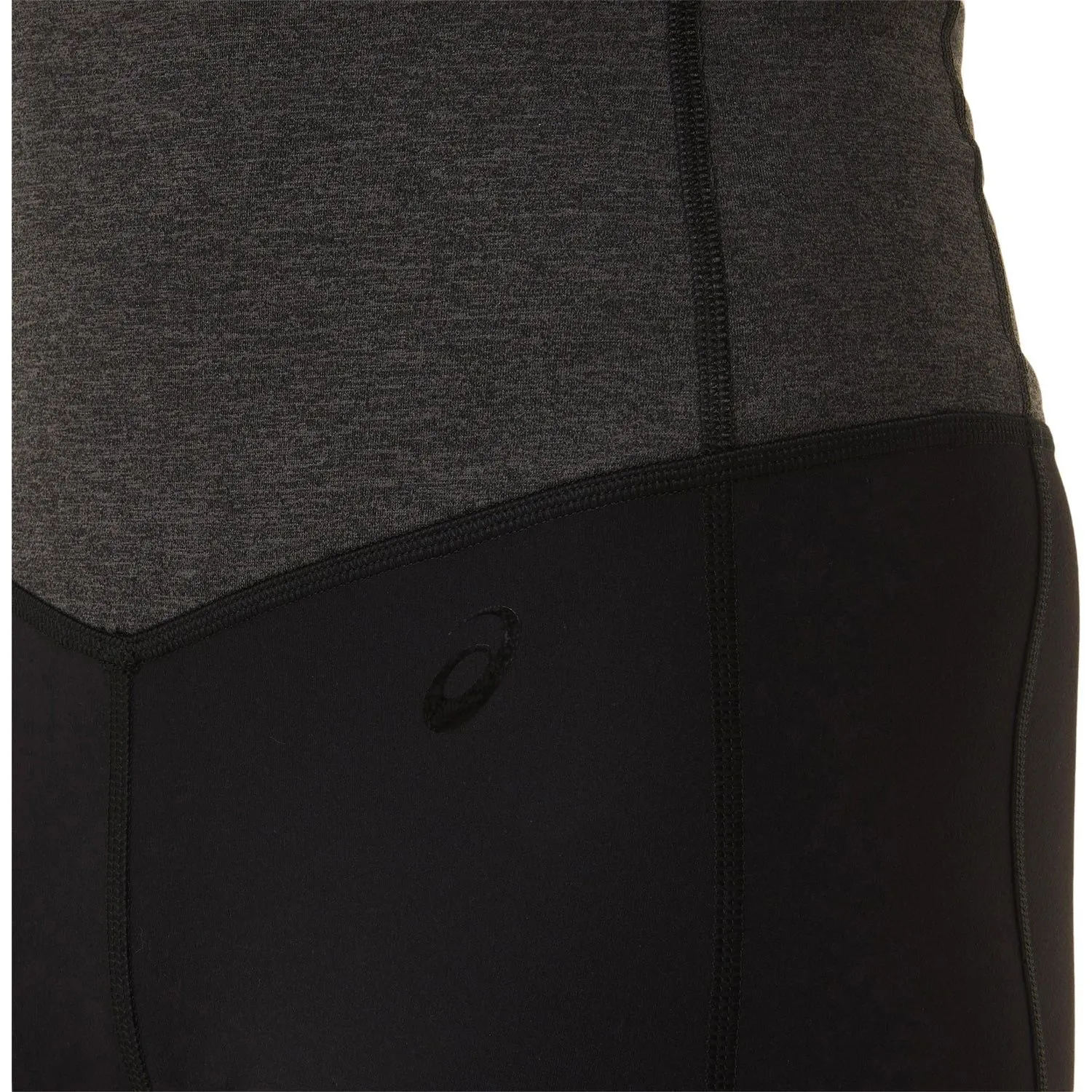 Asics Flexform Colour Block Womens Running Bike Short Tights - Black