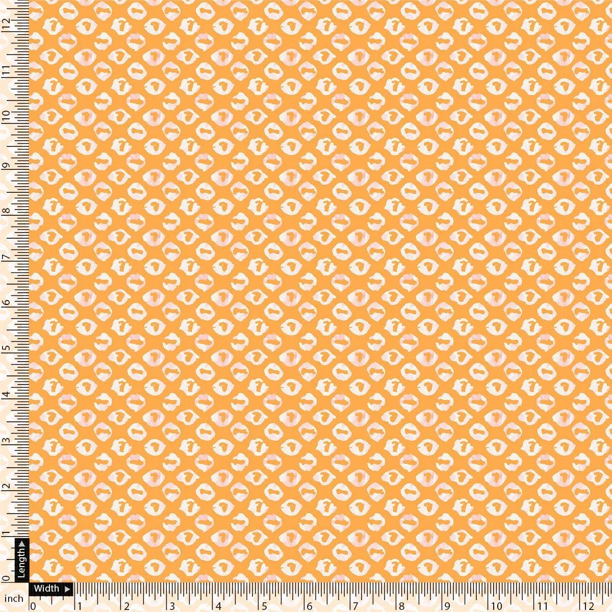 Bird's Eye Seamless Pattern Digital Printed Fabric - Weightless