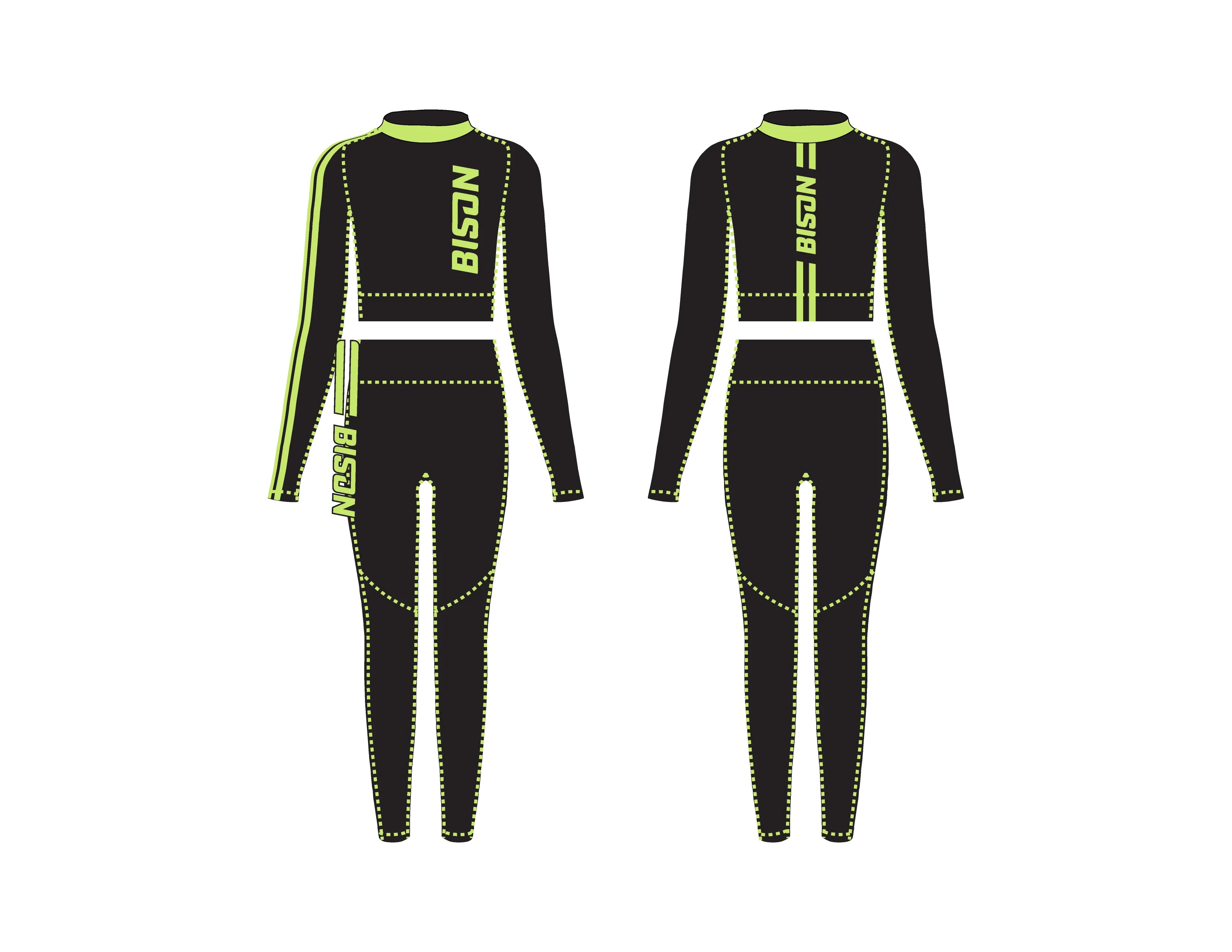 Bison Bright Future Colorway Motorcycle Racing Women's Undersuits