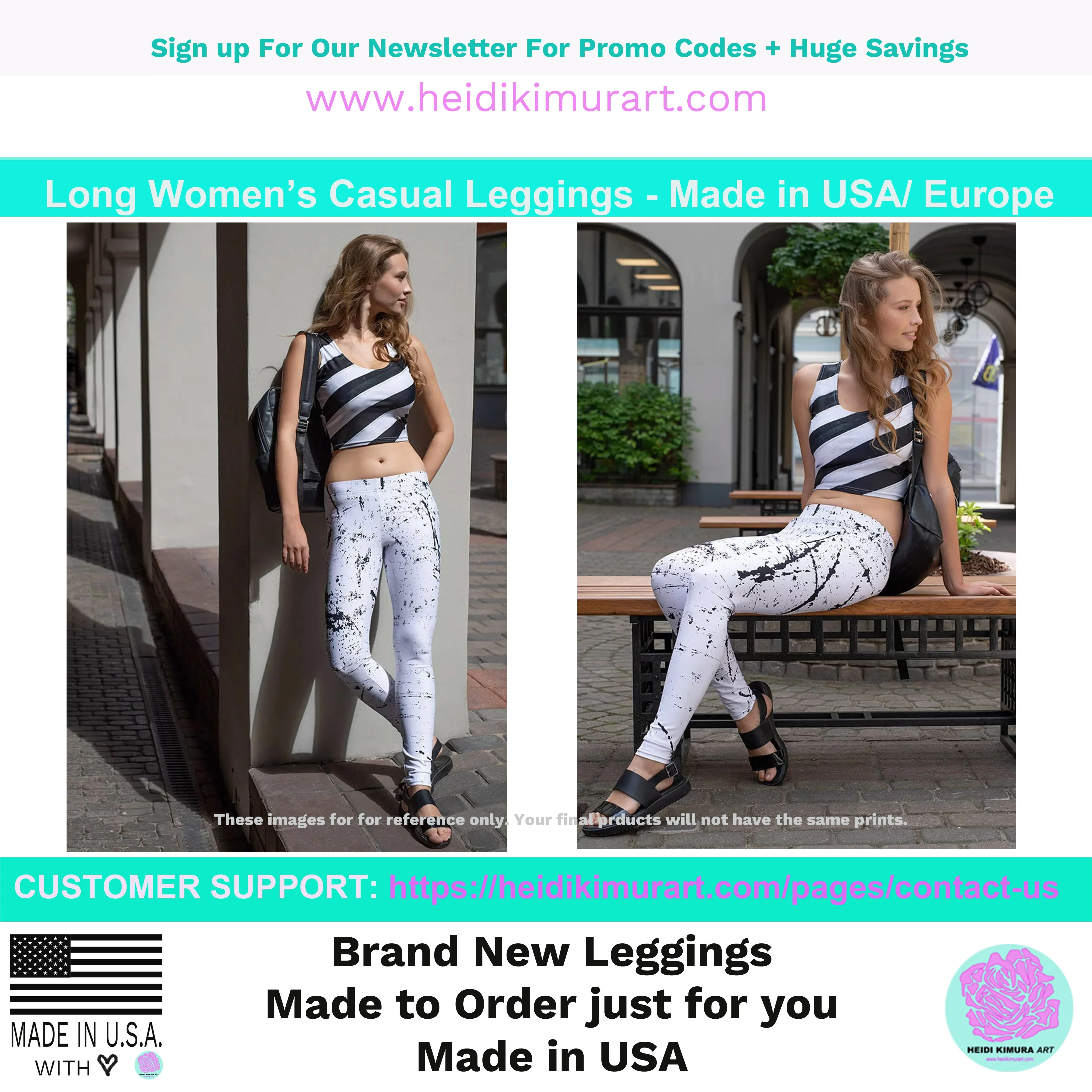 Blue Marble Print Fancy Leggings, Abstract Women's Dressy Abstract Tights-Made in USA/EU