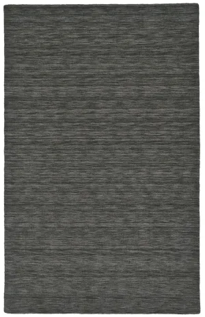 Celano Hand Woven Charcoal Gray Rug by BD Fine