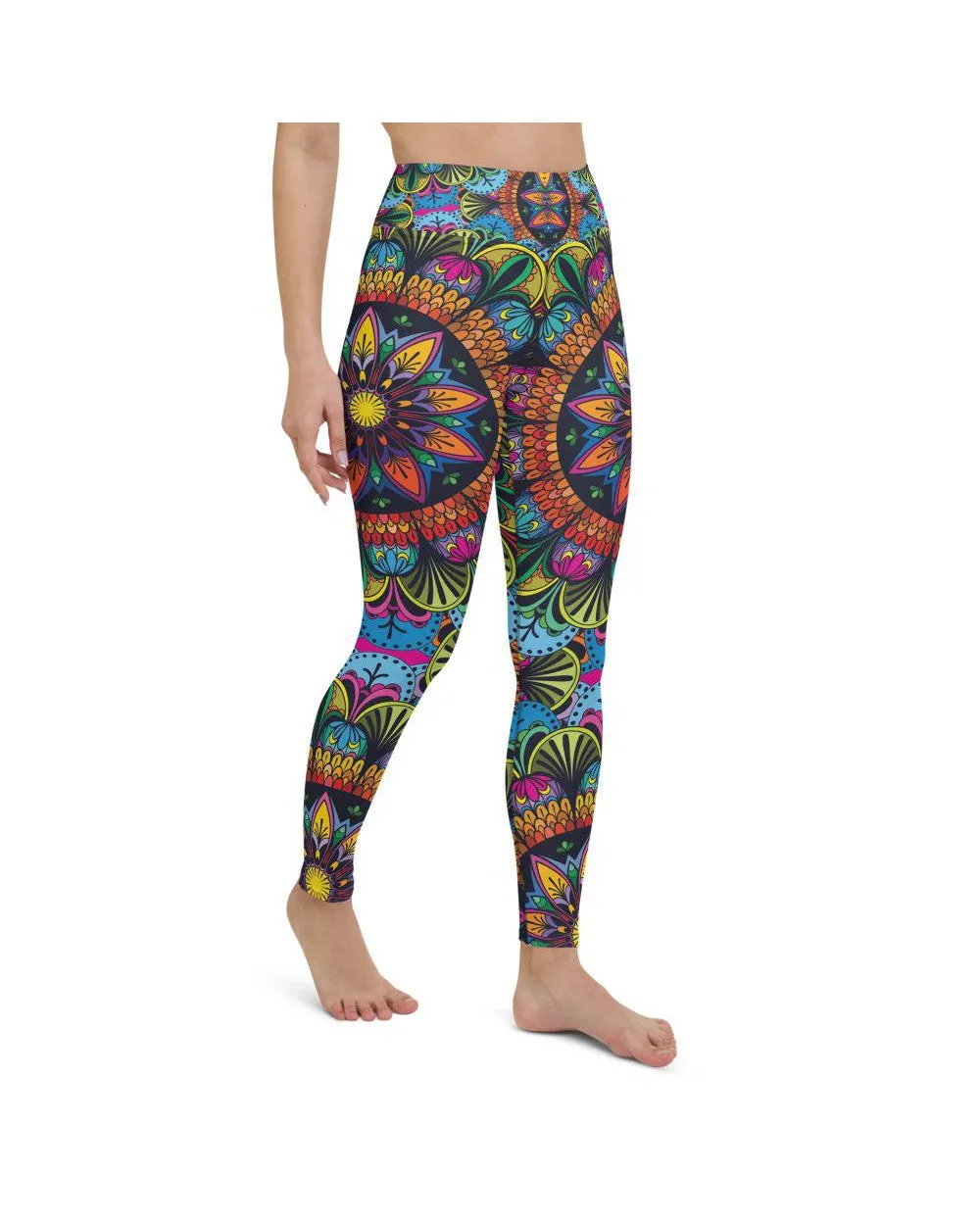 Colorful Mandala Yoga Pants