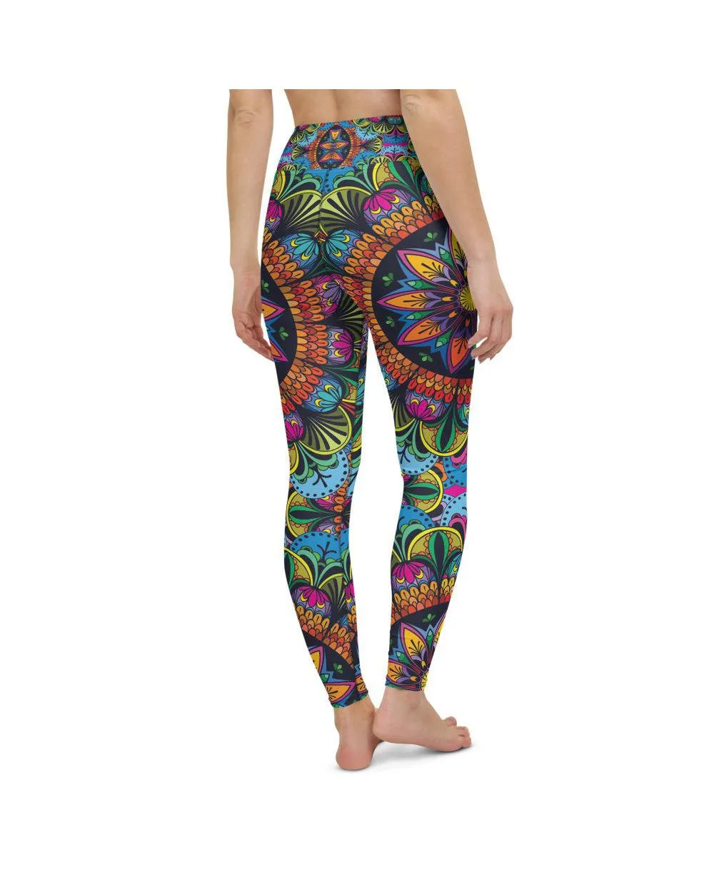 Colorful Mandala Yoga Pants
