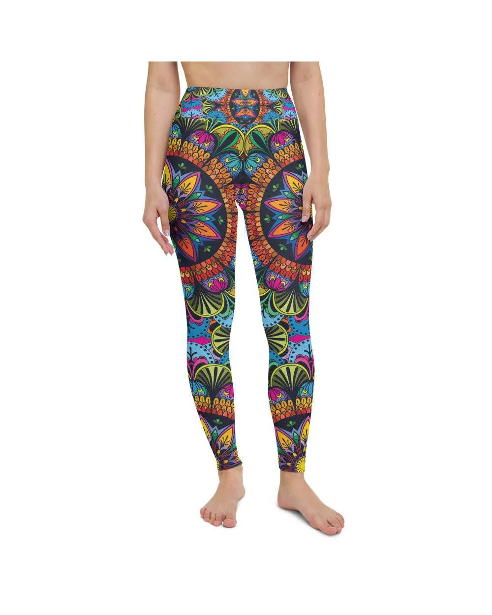 Colorful Mandala Yoga Pants