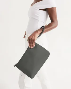 Dark Yellow Gray Zip Pouch | Dark Pale Yellow Gray | C0M0Y10K80