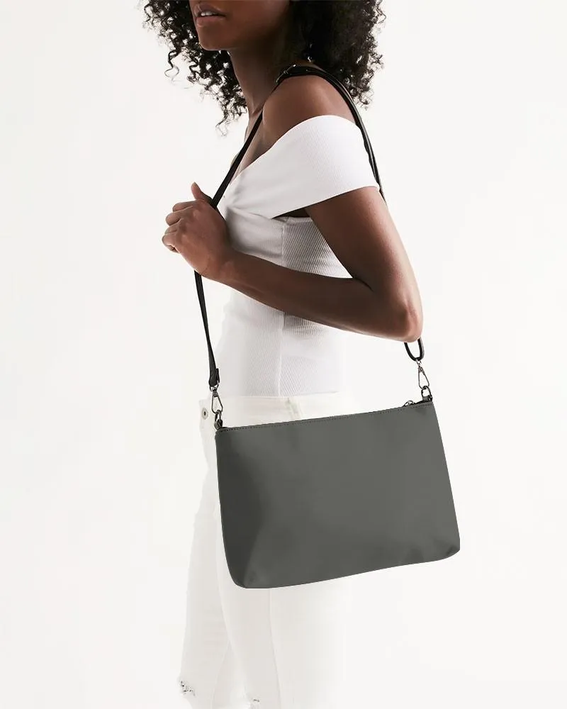 Dark Yellow Gray Zip Pouch | Dark Pale Yellow Gray | C0M0Y10K80