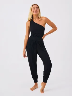 Exhale Cuffed Yoga Pant - Black