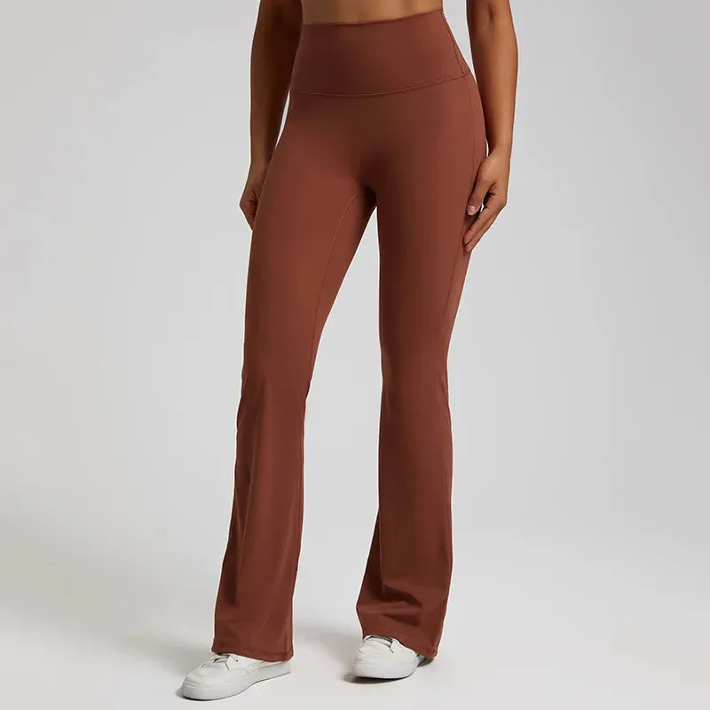 Feeling High Waist Running Workout Elastic Tights Female Athletic Wear Sports Leggings