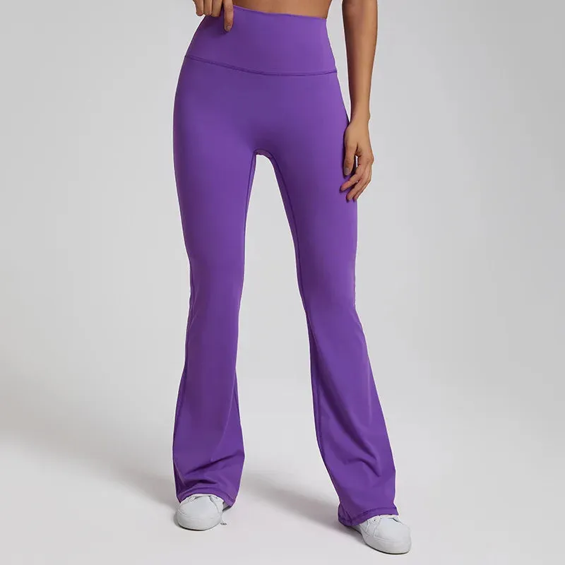 Feeling High Waist Running Workout Elastic Tights Female Athletic Wear Sports Leggings