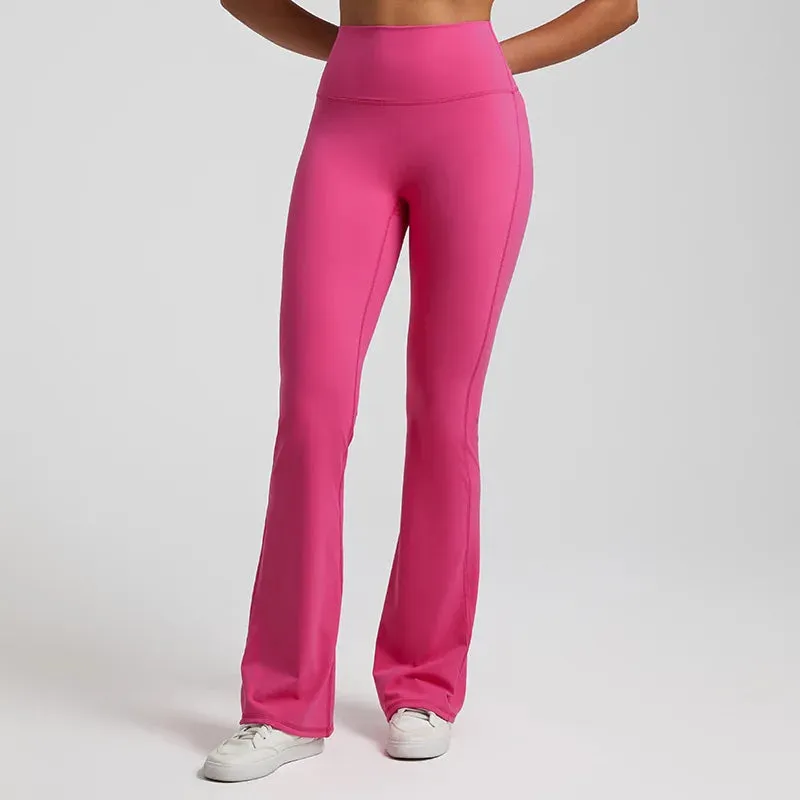 Feeling High Waist Running Workout Elastic Tights Female Athletic Wear Sports Leggings