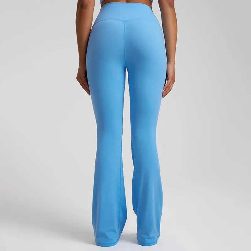 Feeling High Waist Running Workout Elastic Tights Female Athletic Wear Sports Leggings