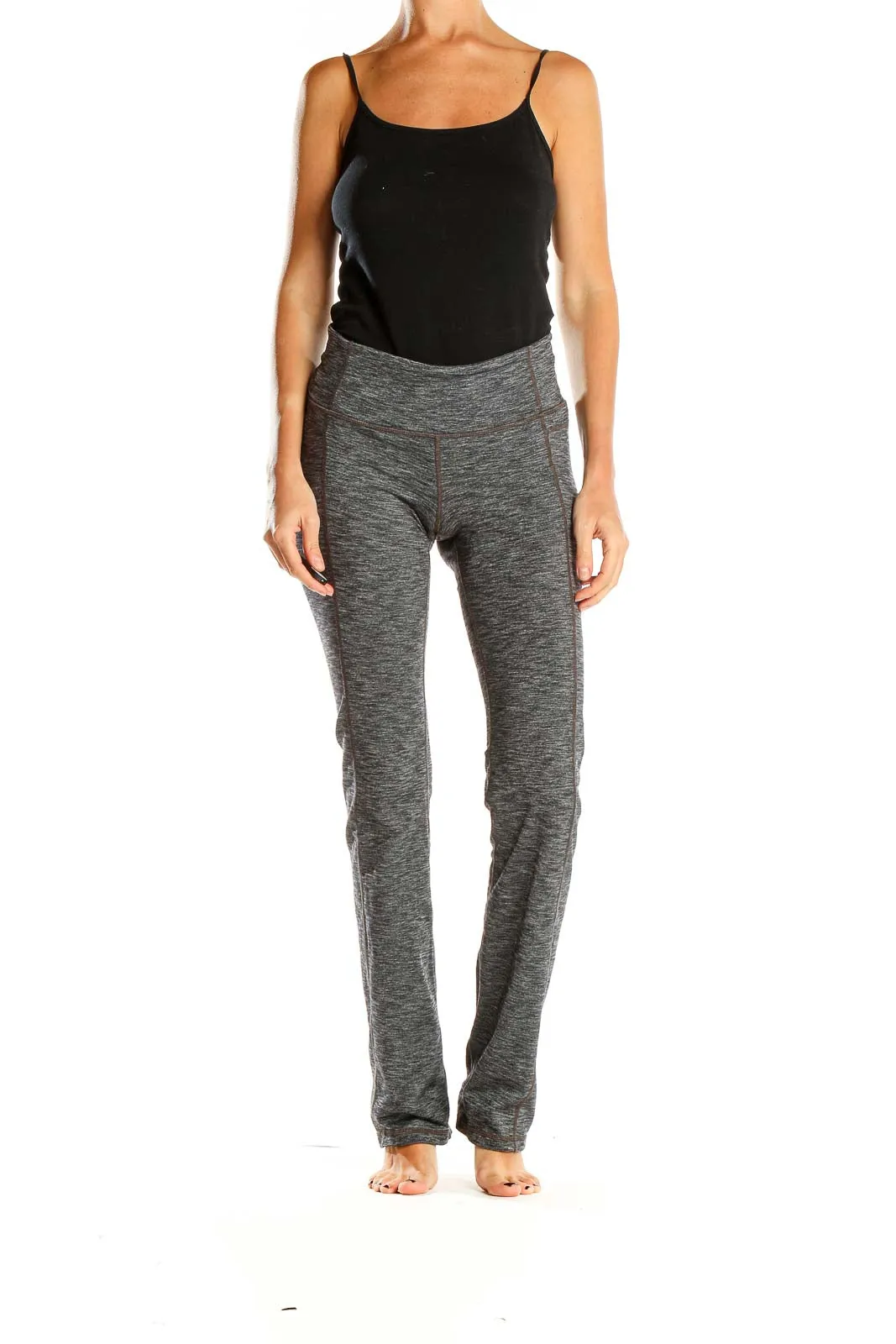 Gray Heathered Yoga Pants