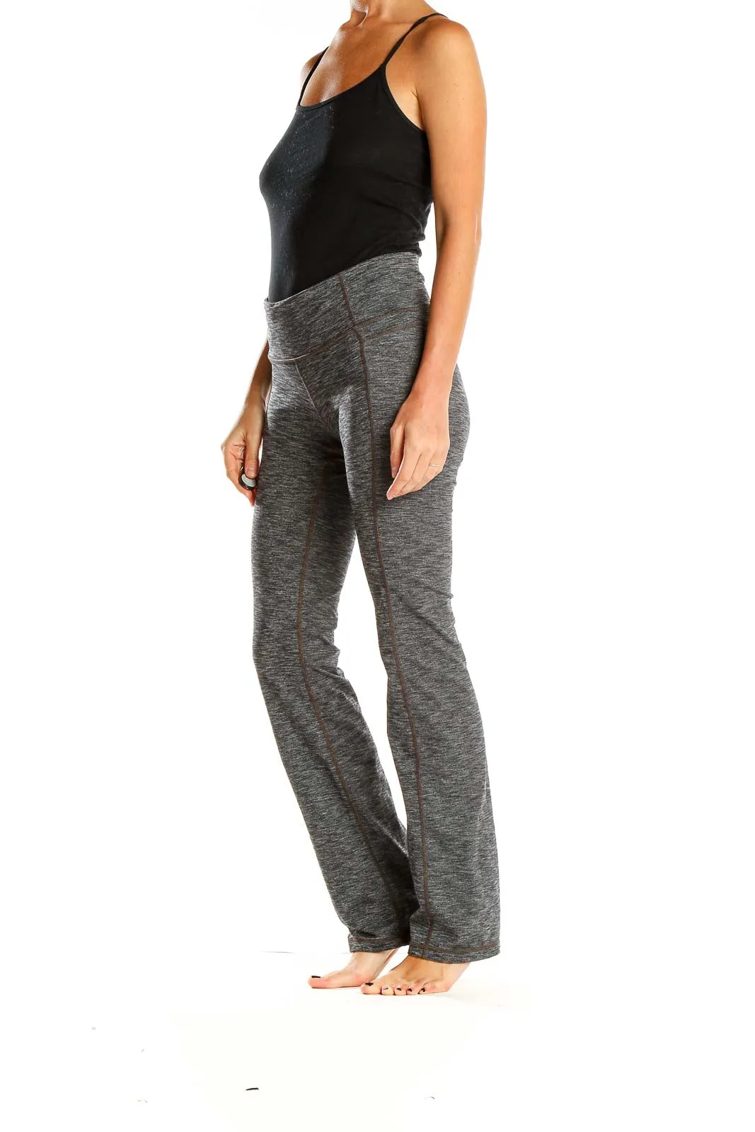 Gray Heathered Yoga Pants