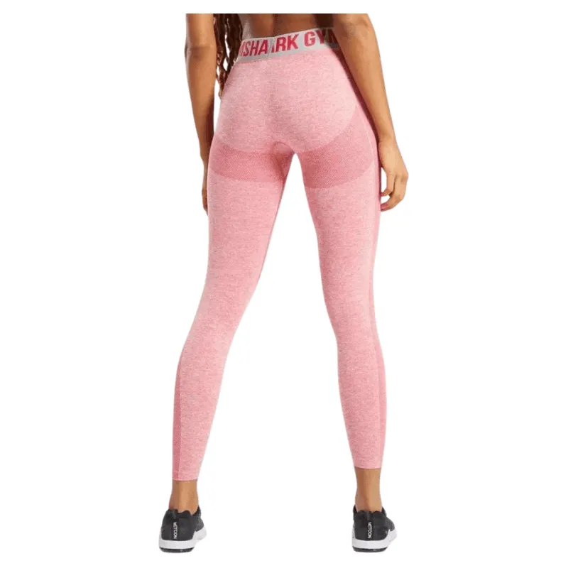 Gymshark Womens Flex Low Rise Leggings - Red Marl