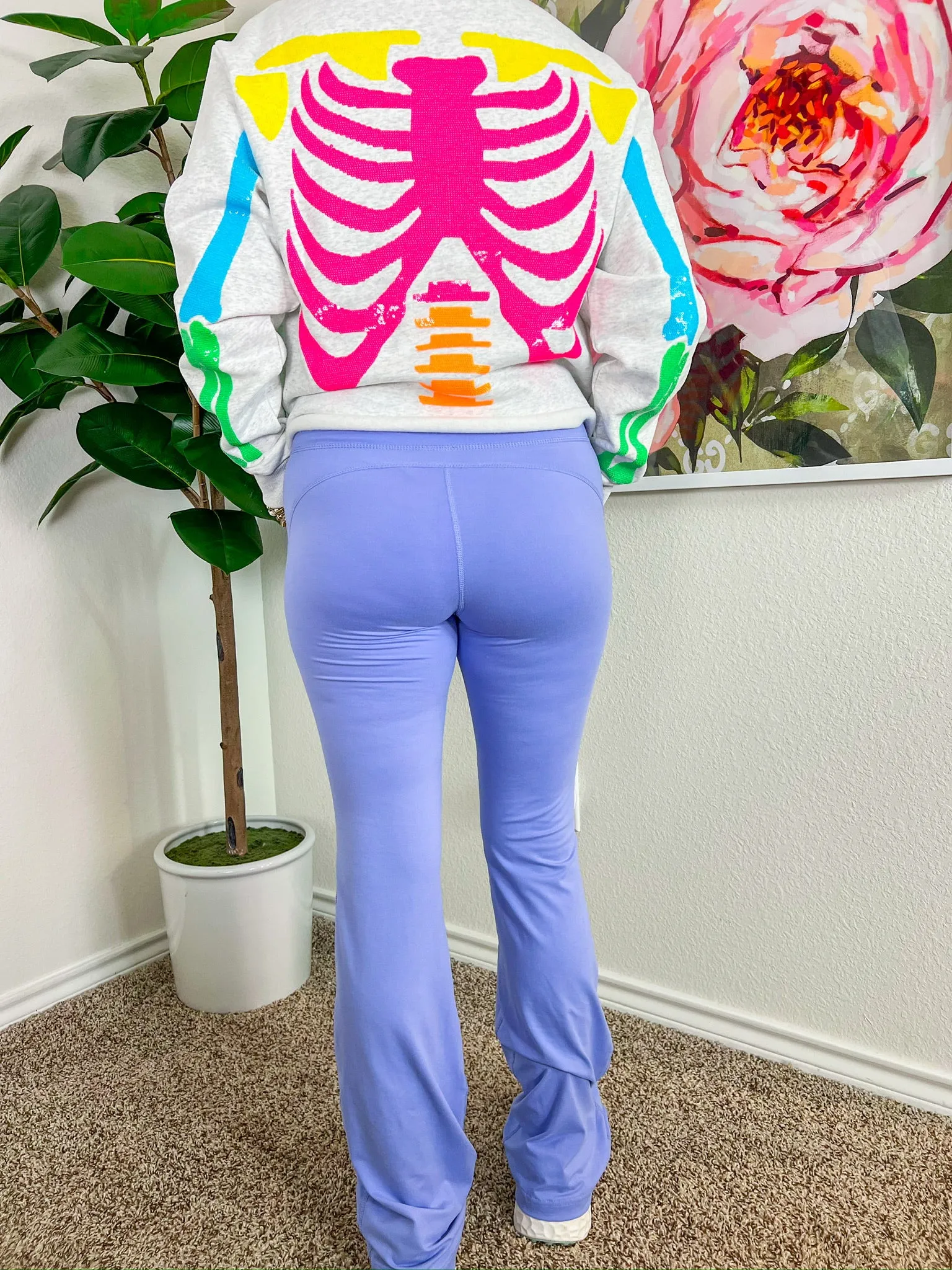 Lotus Yoga Pants - Blue Hyacinth