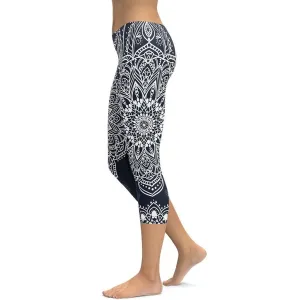 Mantra Capris Navy Blue