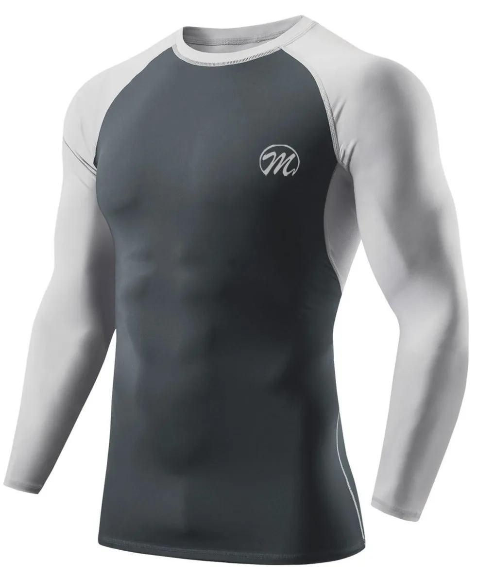 MEETWEE Men's Compression Shirts Base Layer Top