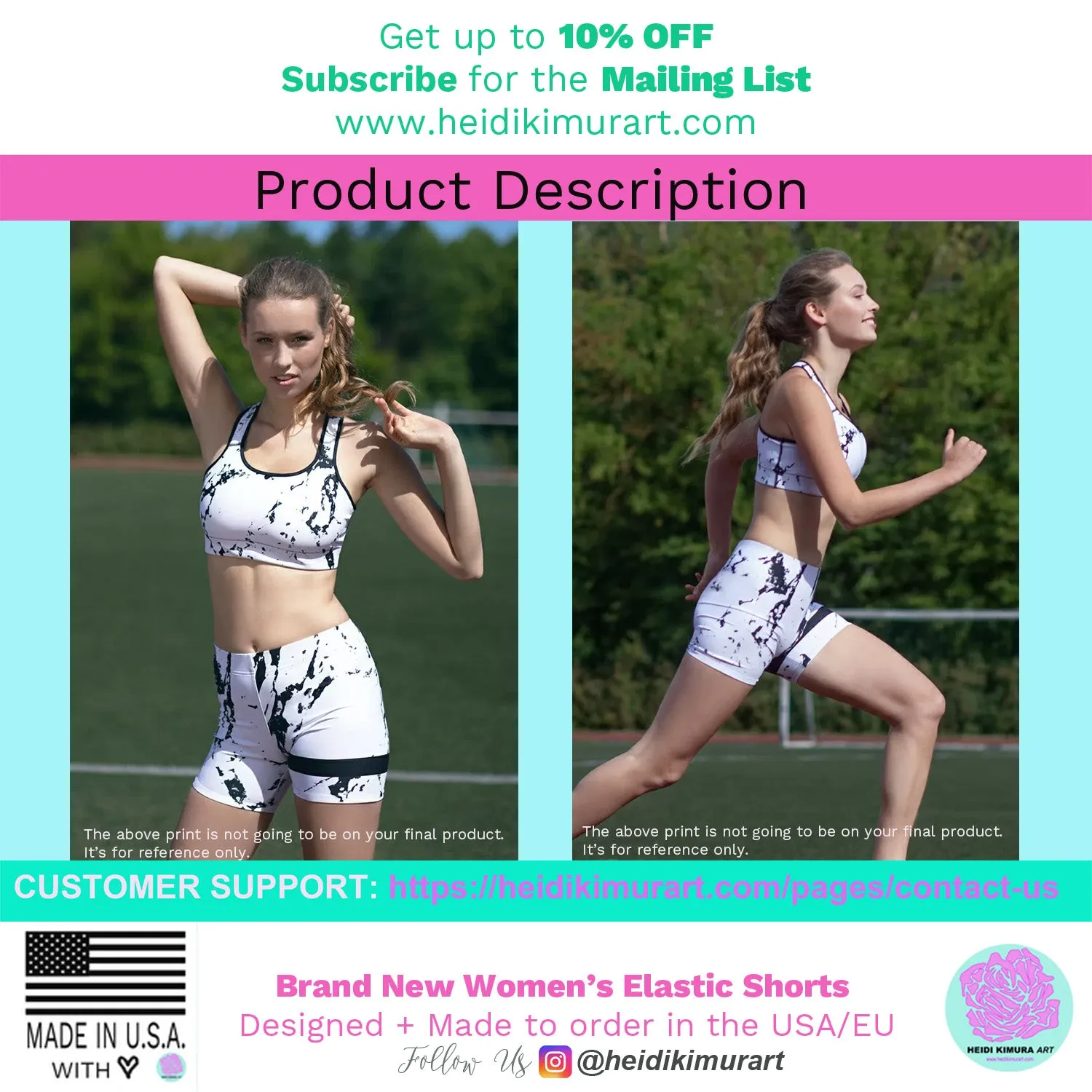 Pastel Green Women's Best Shorts, Premium Light Green Elastic Short Tights-Made in USA/EU