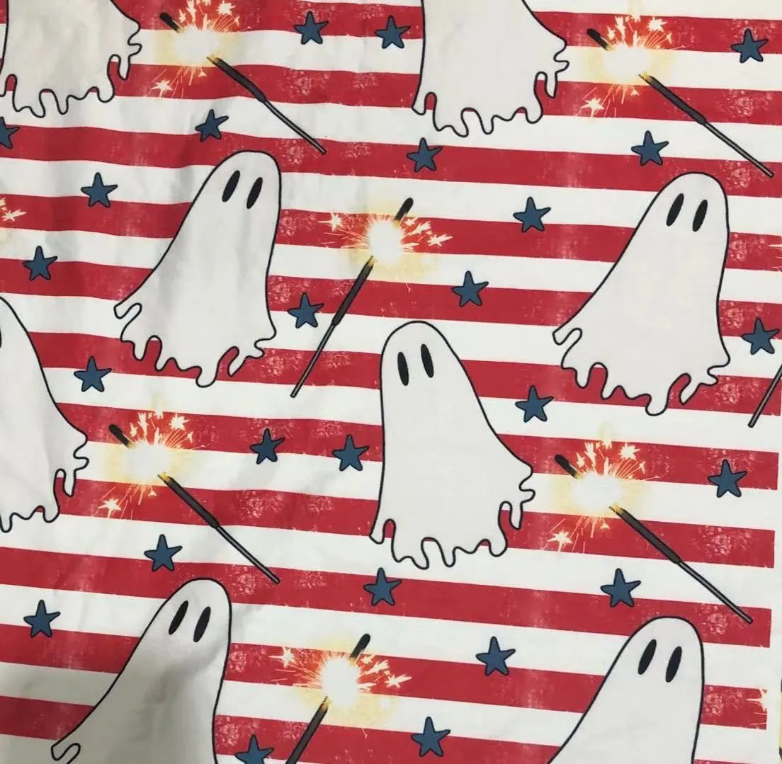 Patriotic Ghosts - High-quality Handcrafted Vibrant Leggings