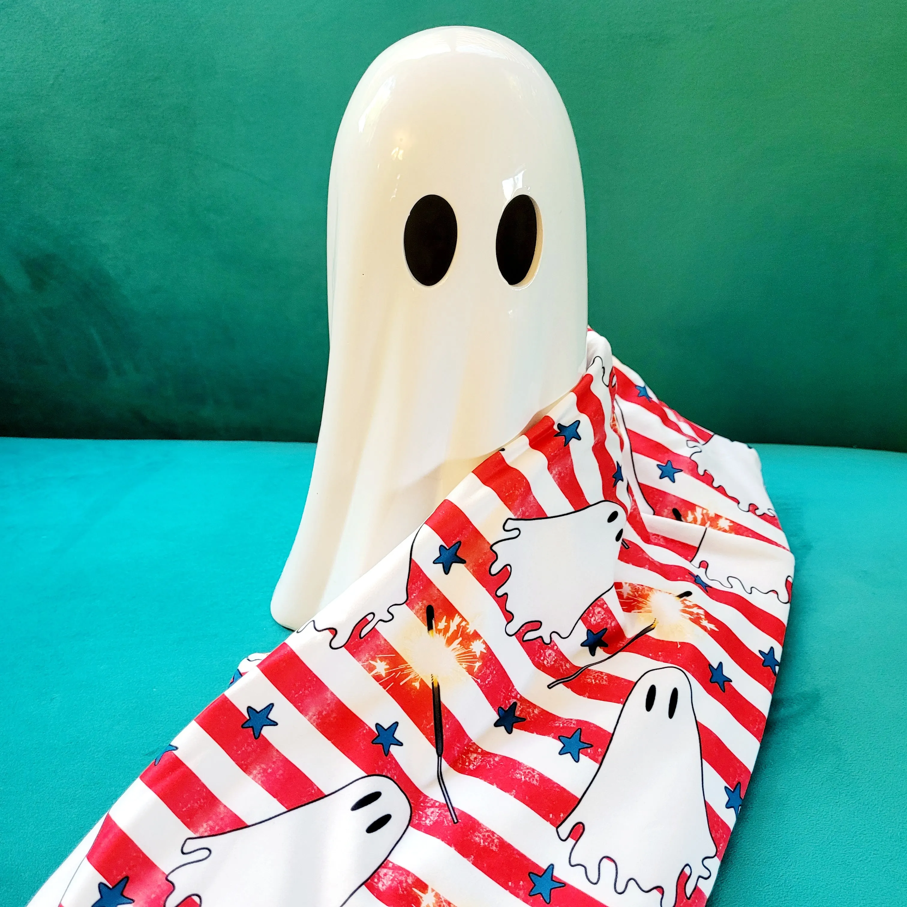Patriotic Ghosts - High-quality Handcrafted Vibrant Leggings