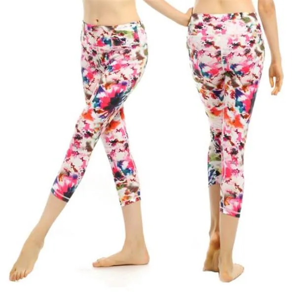 Printed Tight Sports Yoga Pants
