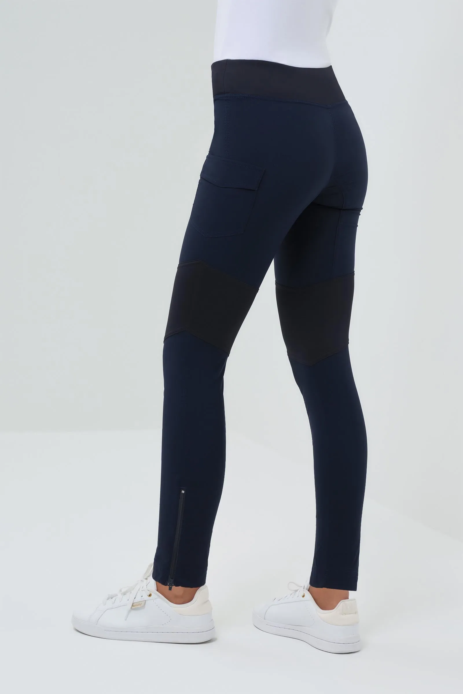 The Andrea Contrast-Panel Legging