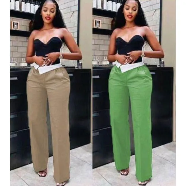 Vintage Turndown Formal Pant