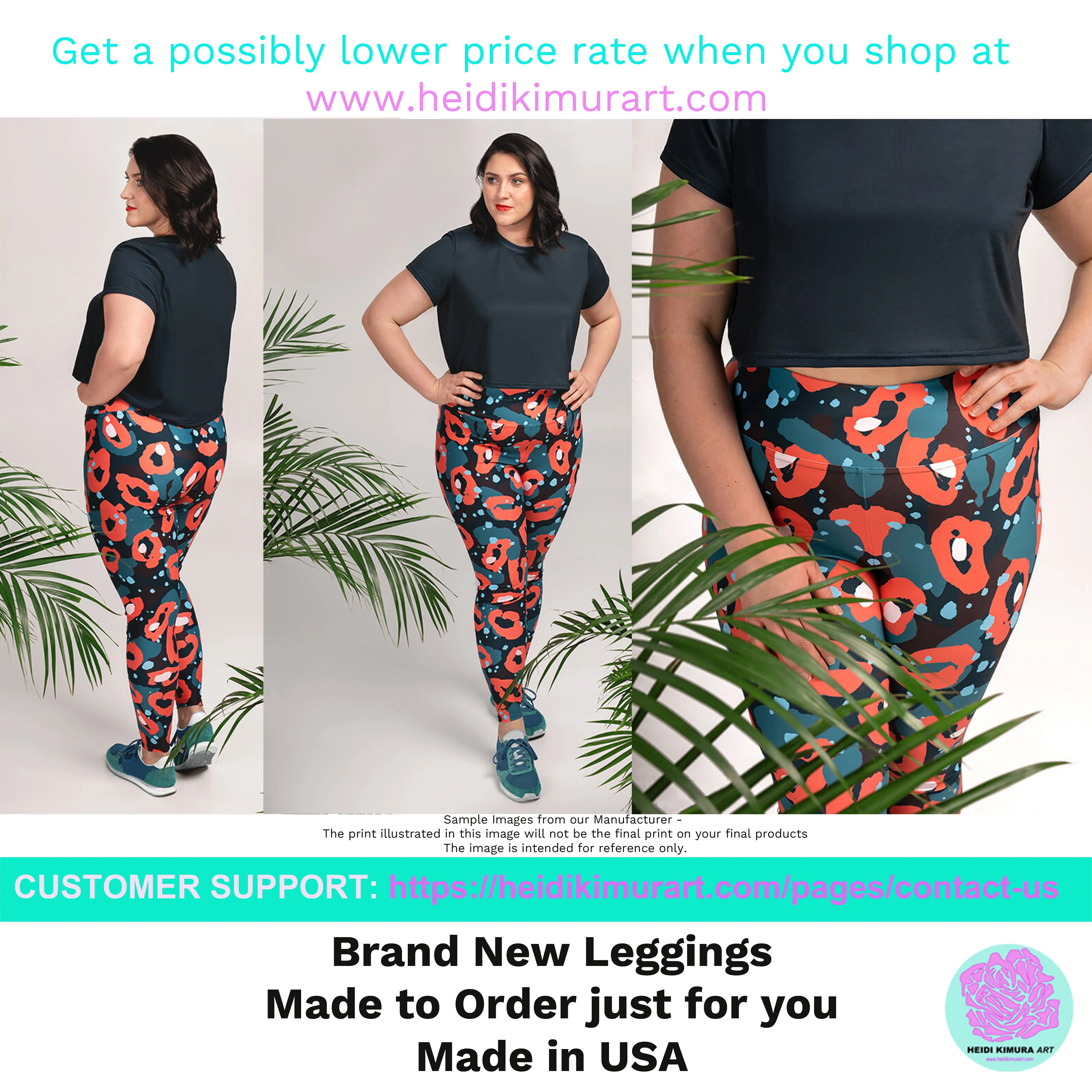 White Blue Star Print Tights, Best Star Pattern Print Women's Designer Plus Size Leggings Tights- Made in USA/EU