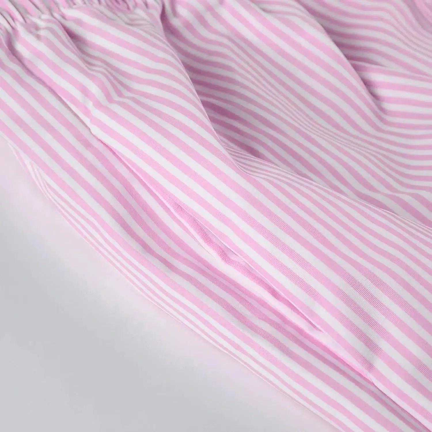 Zinara – Front tie detail – Stripe trousers